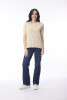 Knit Tee Natural Melange