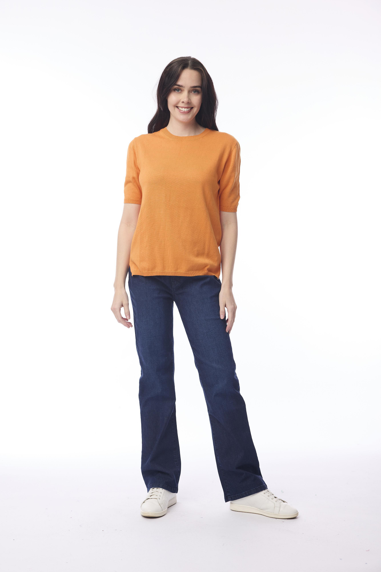 Knit Tee Orange