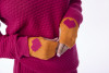 Knit Mitten Orange