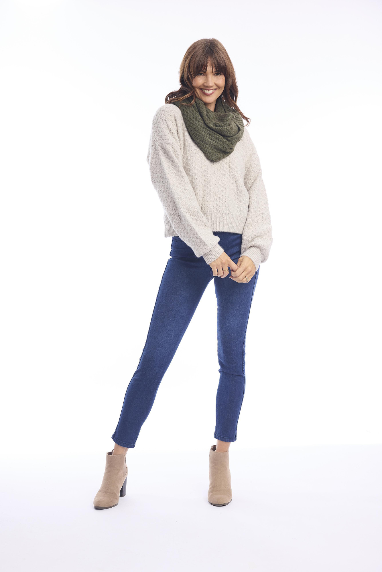 Knit Scarf Olive