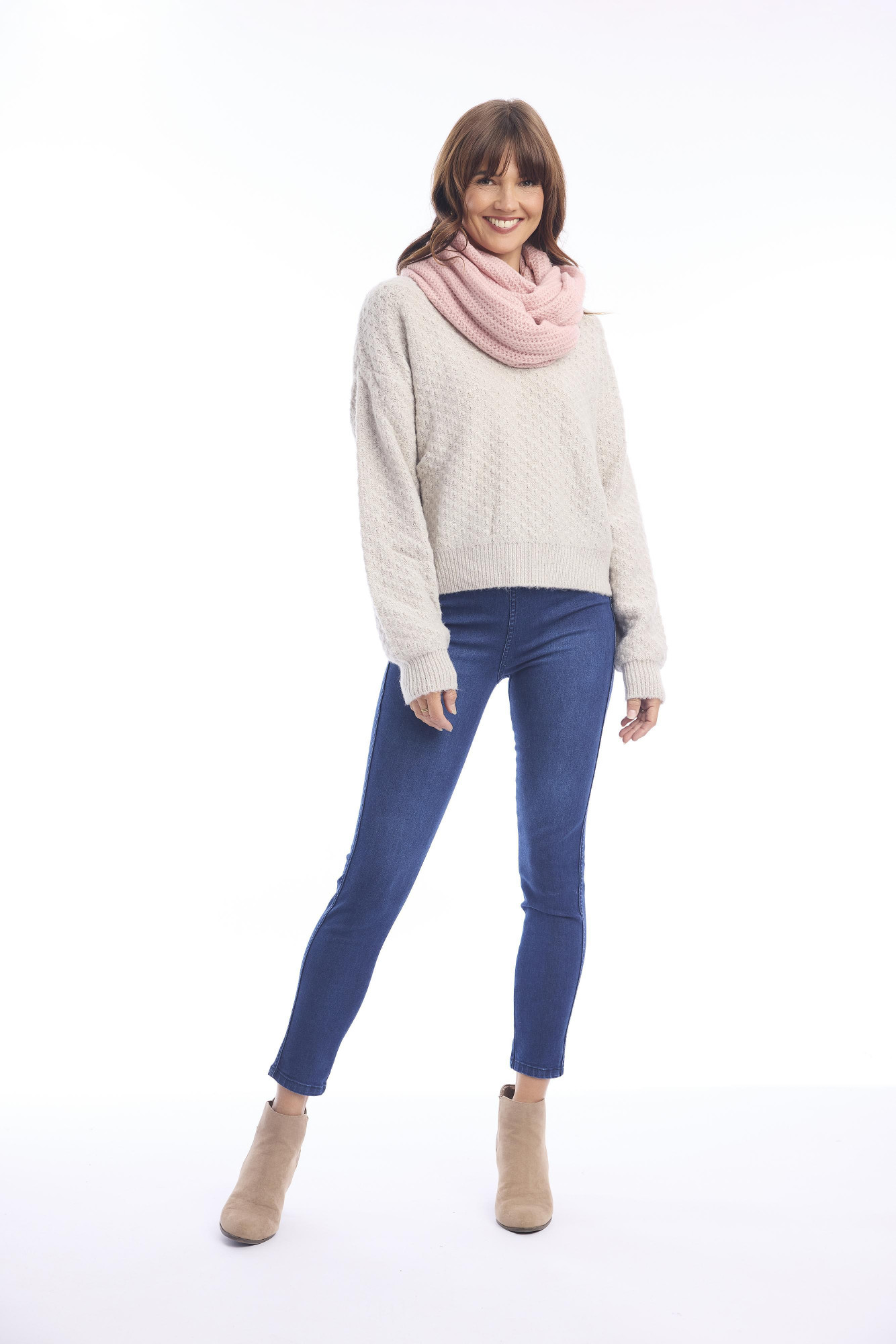 Knit Scarf Pink