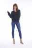 Knit Jumper V Black