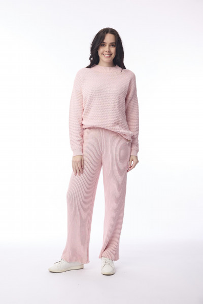 Knit Pants Blush Pink