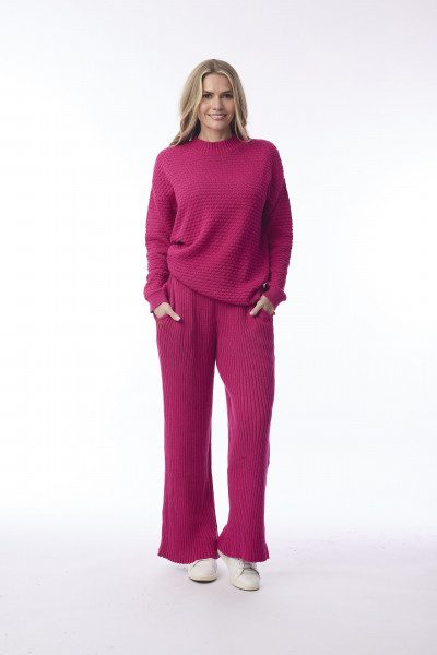 Knit Pants Hot Pink