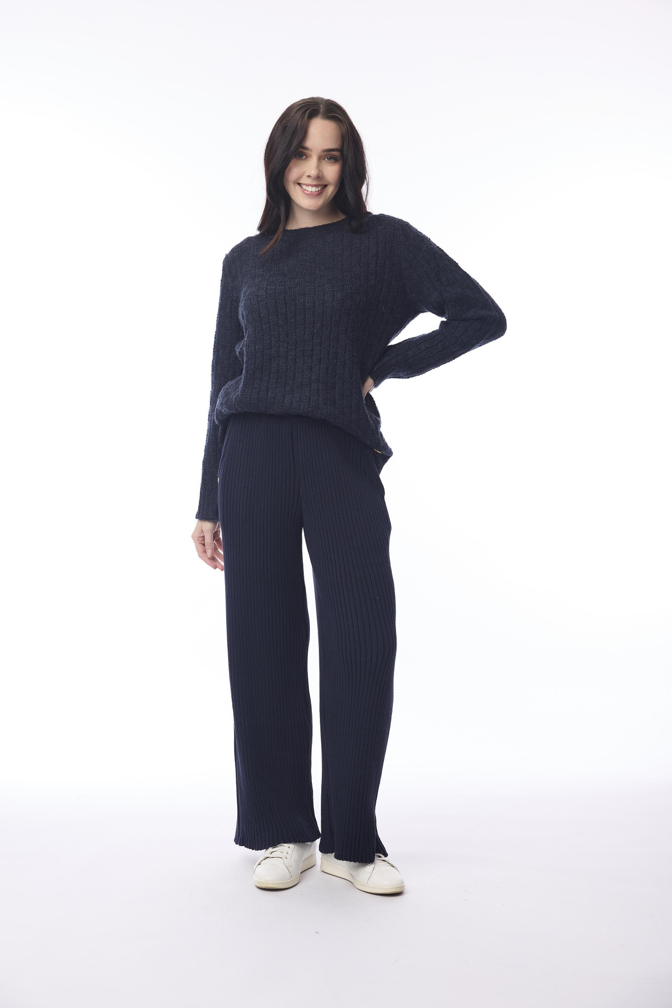 Knit Pants Navy