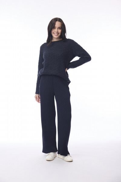 Knit Pants Navy