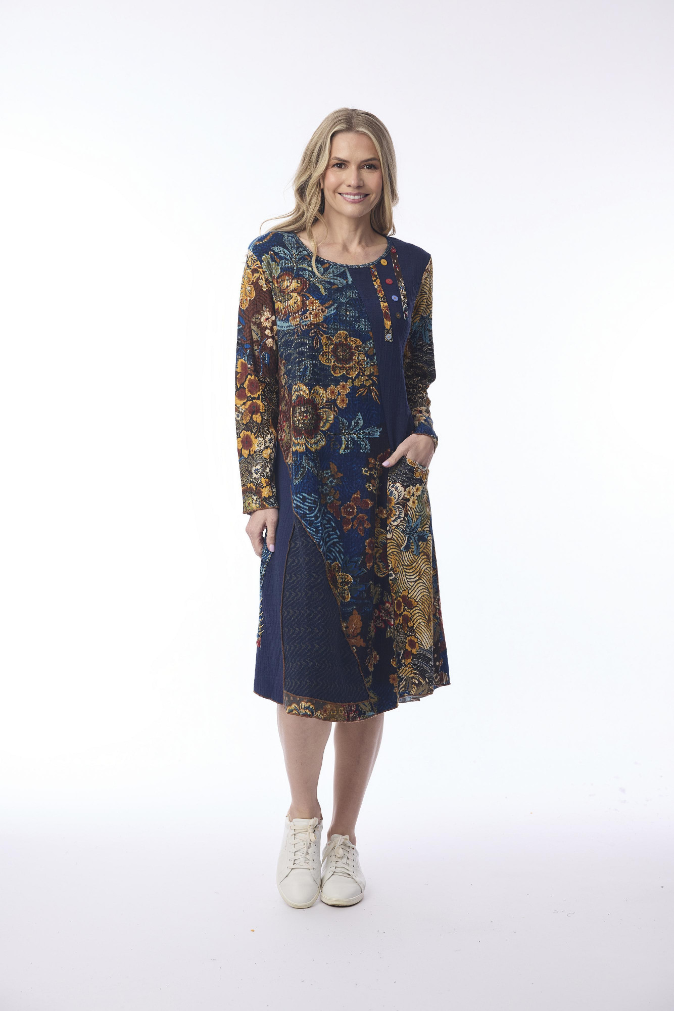 Maluku Dress Patch Print