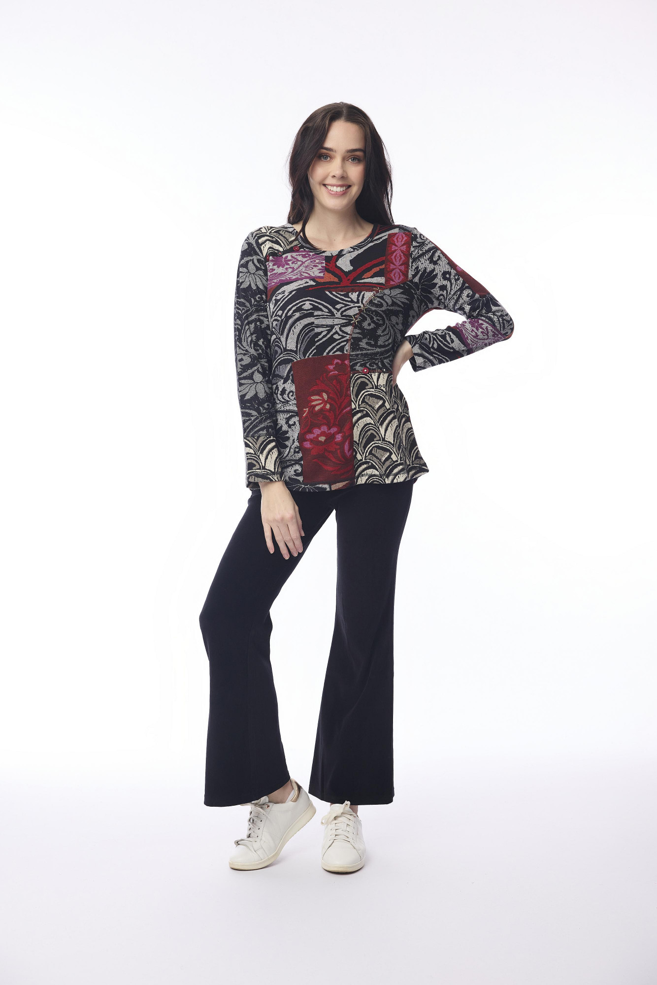 Giza Top Patch Print