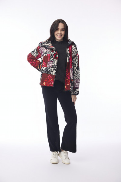 Giza Top Zip Print