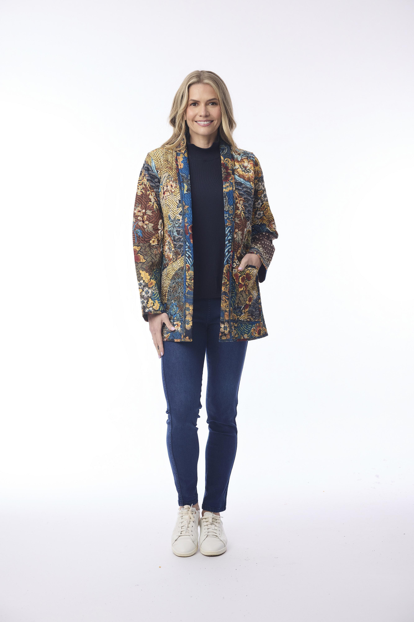 Maluku Jacket Quilted Print