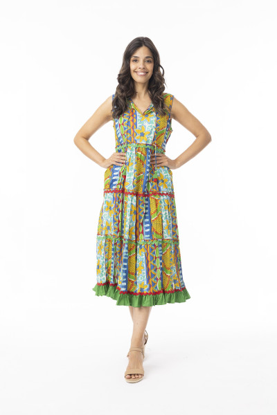 Ipanema Dress Layers Sleeveless Print