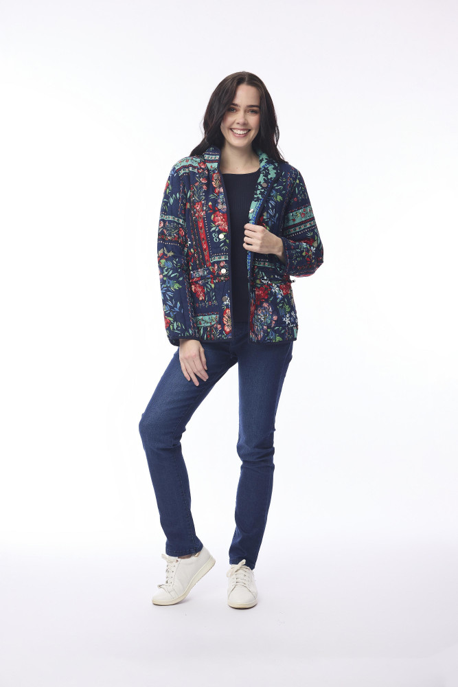 Ivanova Jacket Quilted Print