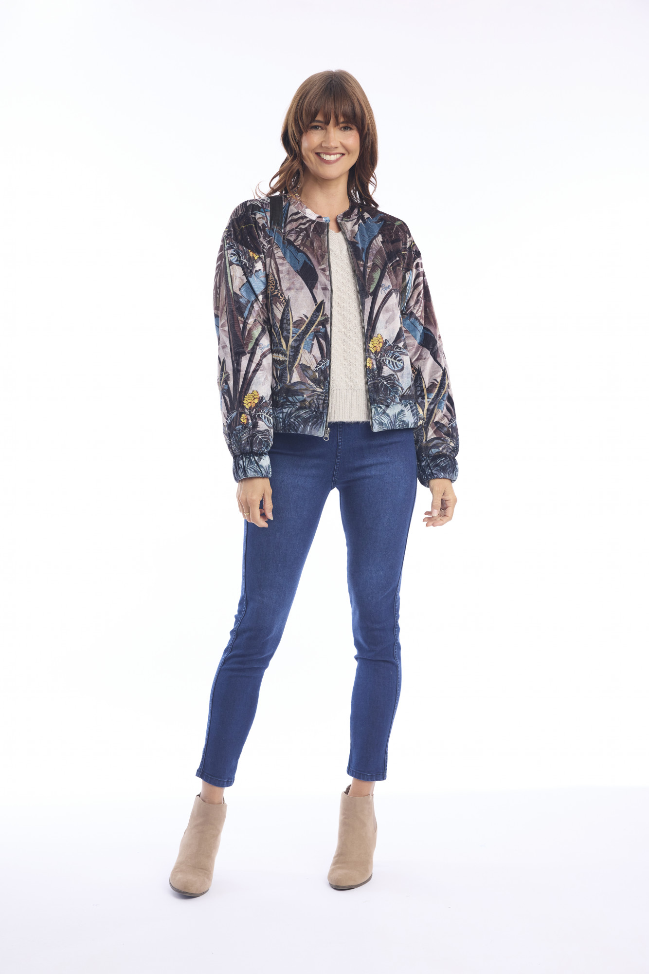 Bomber Jacket Velvet Almasa
