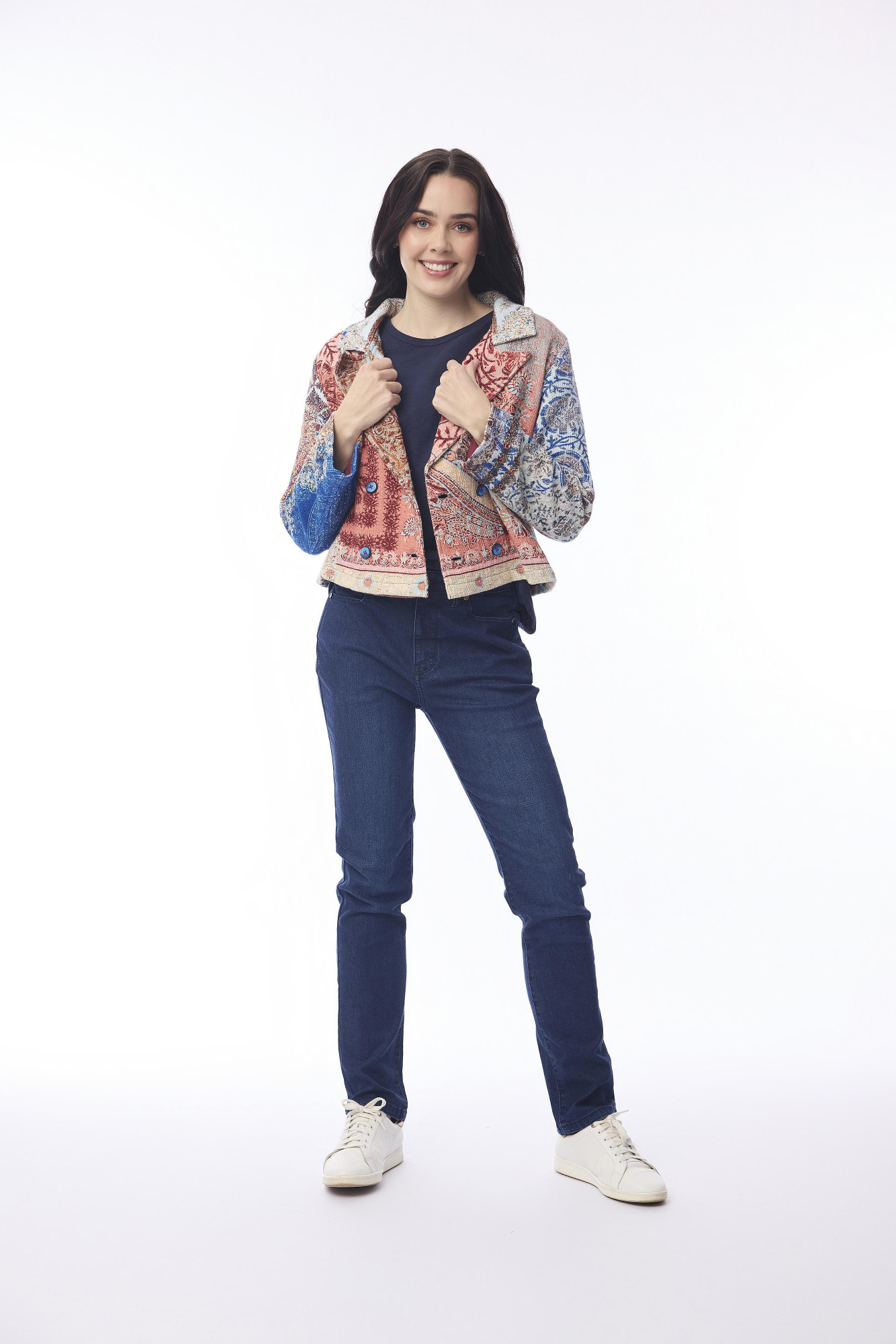 Jacket Cropped Digital Sanganeer