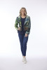 Jacket Cropped Digital Tropical Jungle
