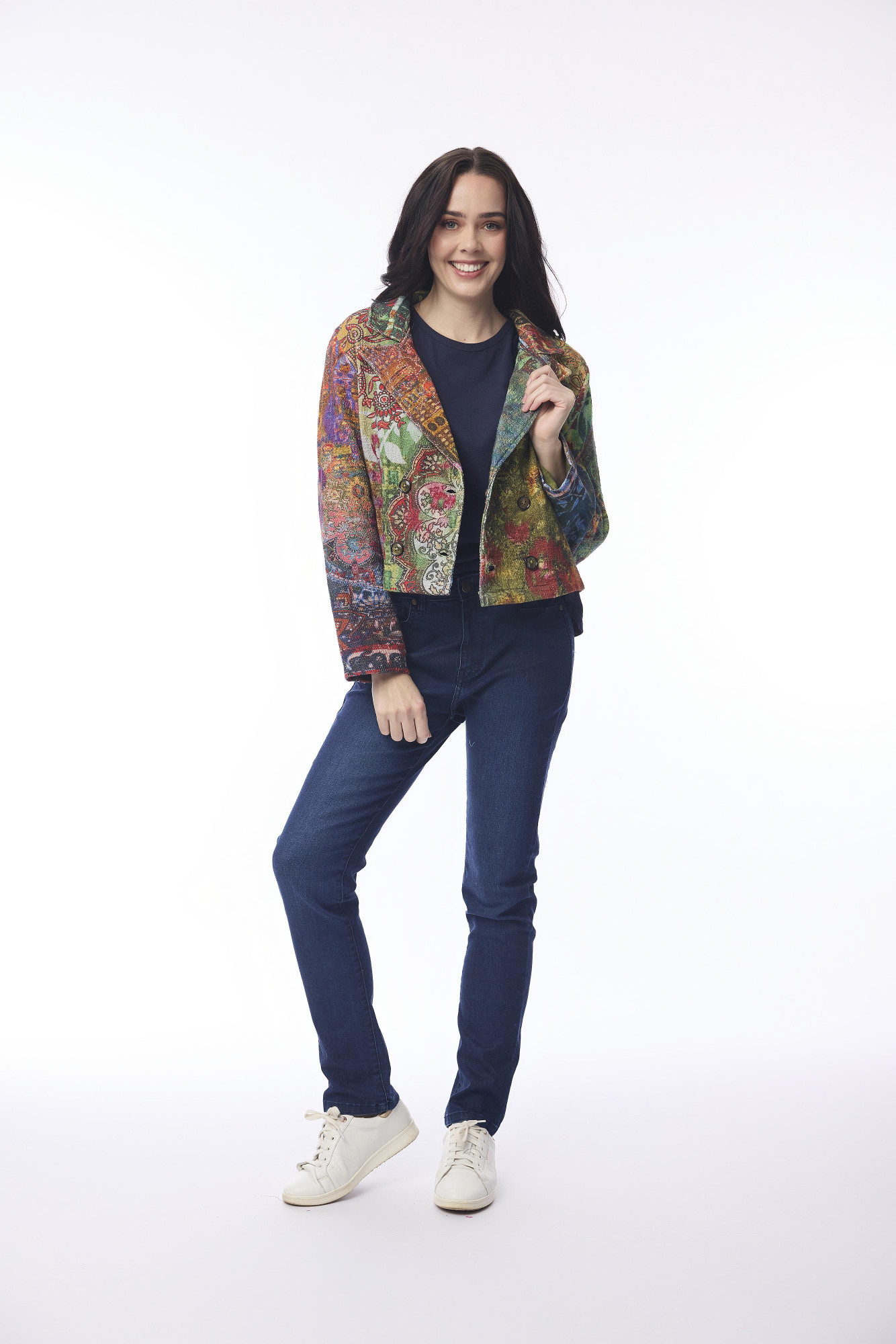 Jacket Cropped Digital Vintage