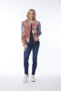 Jacket Cropped Fringed Digital Sanganeer