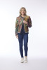 Jacket Cropped Fringed Digital Vintage