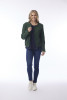 Jacket Cropped Fringed Military