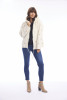 Jacket Quilted Embellished Natural
