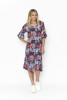Jessica Dress Sleeved painted Palms 3
