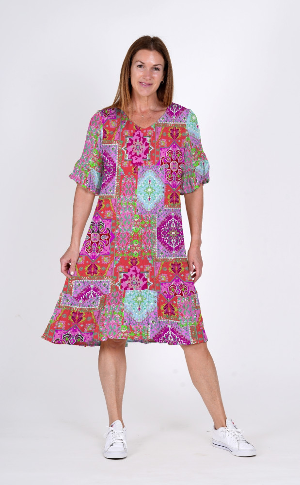 Jessica Dress Sleeved Persian 1