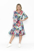 Jessica Dress Sleeved Ptd Floral 3