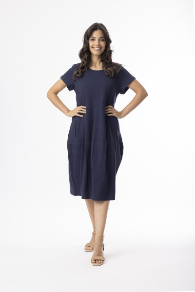 Knit Essentials Dress Bubble Navy