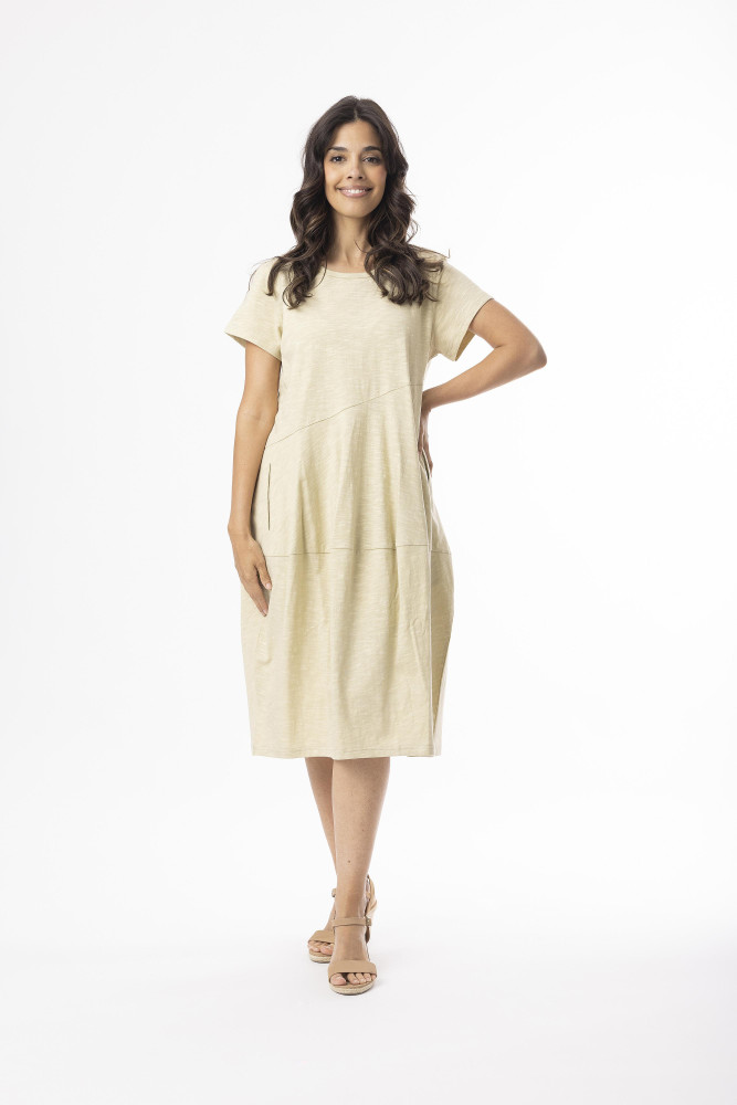 Knit Essentials Dress Bubble Sand