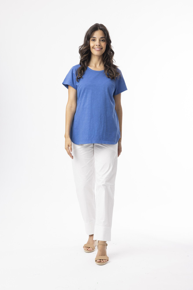 Knit Essentials Tee Crew Blue