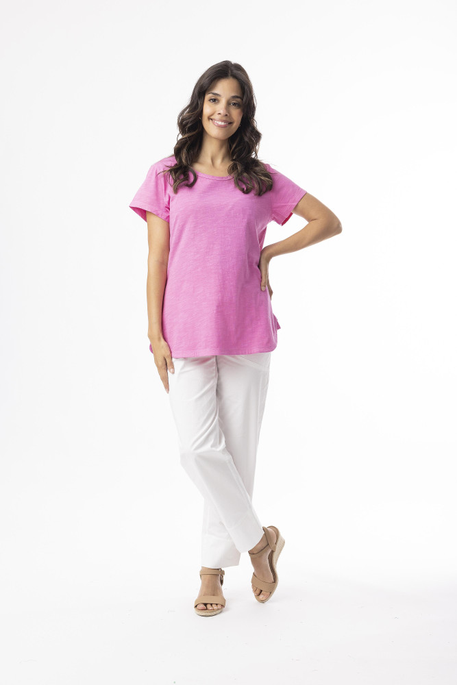 Knit Essentials Tee Crew PINK