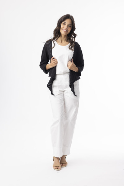 Knit Essentials Tie Shrug Saffron