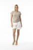 Knit Essentials Top Squareneck Sand