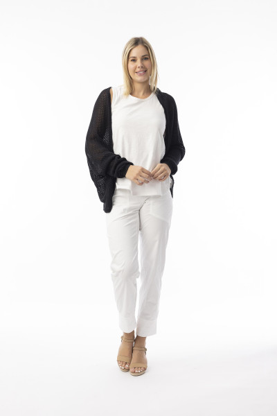 Knit Essentials Wrap Black