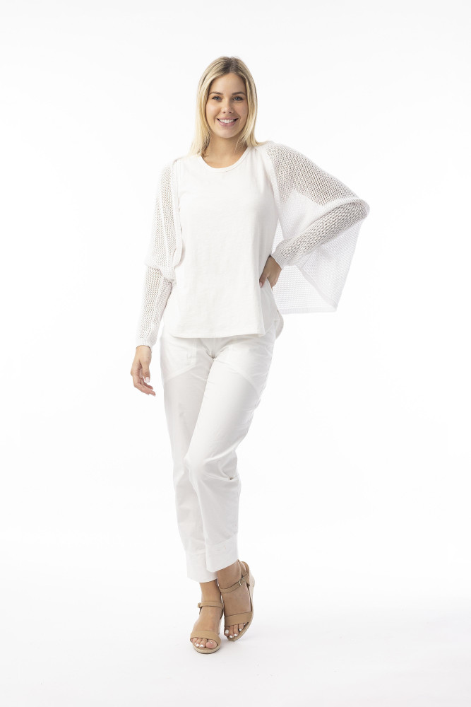 Knit Essentials Wrap White