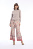 Knit Top Turtle Neck Sand