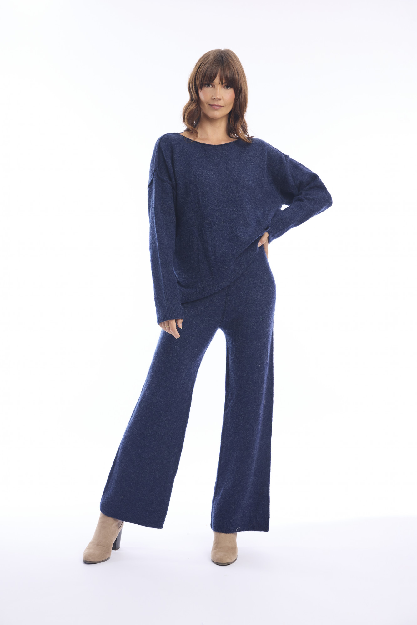 Knit Top & Pant Set Midnight