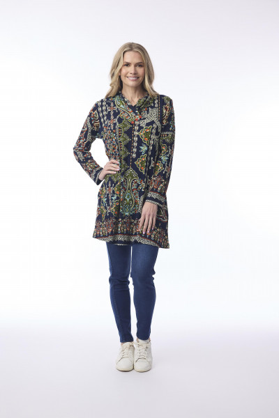 Kumbalgharh Tunic cross over neck Print
