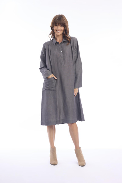 Linen Dress Placket Tarmal