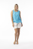 Linen Essentials Cami Aqua