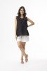 Linen Essentials Cami Black