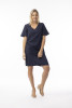 Linen Essentials Dress Shift Navy