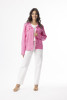 Linen Essentials Jacket Hot Pink