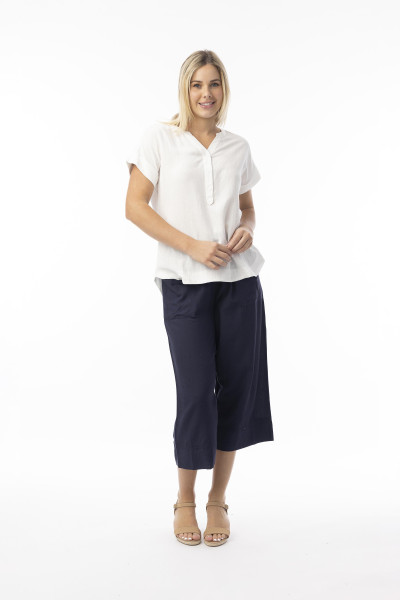 Linen Essentials Pant Navy