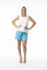 Linen Essentials Shorts Aqua