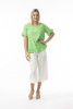Linen Essentials Top Frill Parakeet