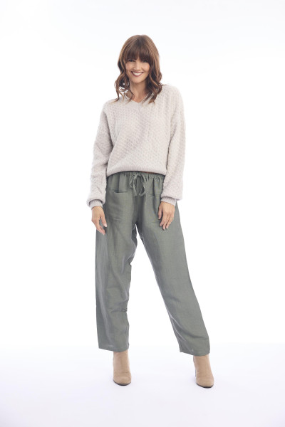 Linen Pant Military