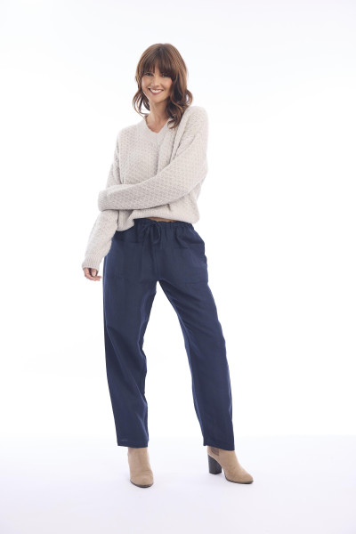 Linen Pant Navy