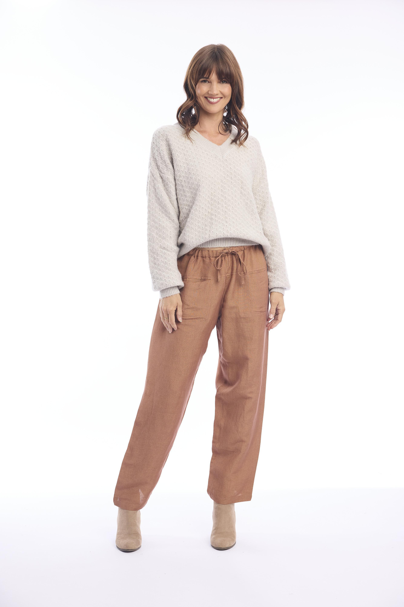 Linen Pant Pumpkin Spice