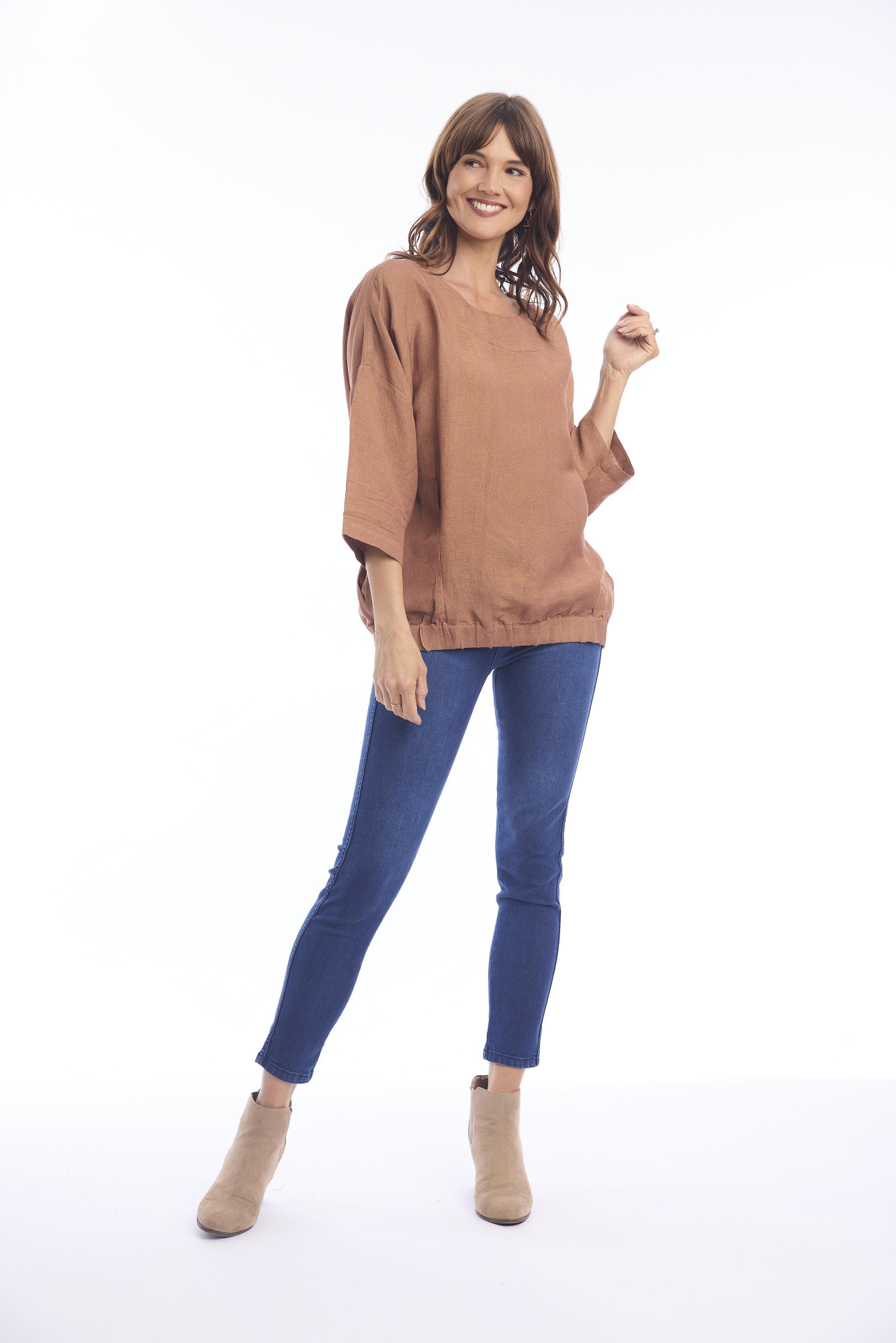 Linen Top Pumpkin Spice
